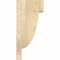 Ekena Millwork Alpine Rough Sawn Corbel, Douglas Fir, 6"W x 10"D x 22"H COR06X10X22ALP00RDF - alternate 2